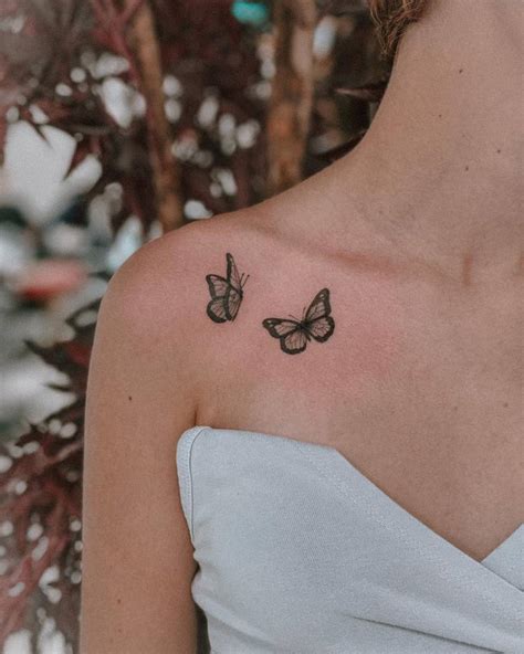 Top 10 butterflies on collarbone tattoo ideas and inspiration